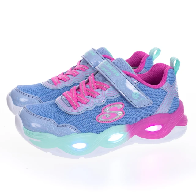 SKECHERS 女童系列 燈鞋 TWISTY GLOW(303717LPWMT)