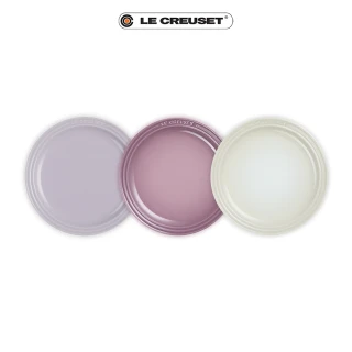 【Le Creuset】瓷器圓盤23cm(薰衣草/蛋白霜/錦葵紫 3色選1)