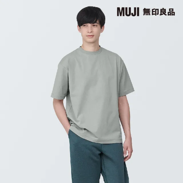 【MUJI 無印良品】男抗UV吸汗速乾聚酯纖維短袖T恤(共7色)