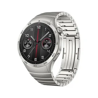 【HUAWEI 華為】WATCH GT 4 46 mm 星雲灰 - 316L不銹鋼錶帶