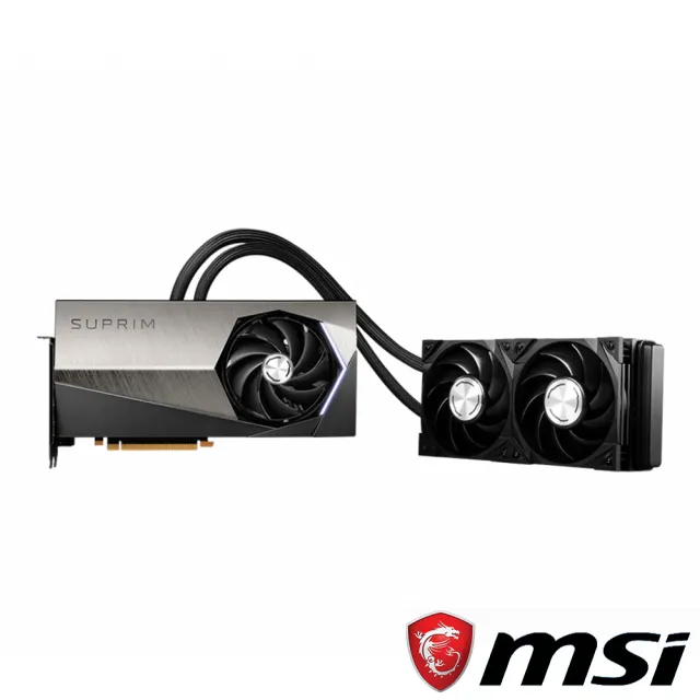【MSI 微星】850W組合★GeForce RTX 4090 SUPRIM LIQUID X 24G 顯示卡+MAG A850GL電源供應器(白)