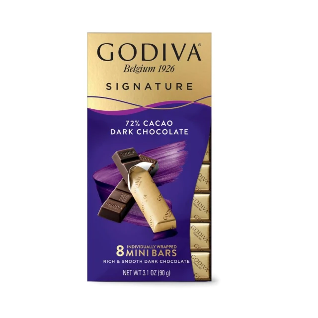 GODIVA 醇享系列72%黑巧克力12片(珍食2024/7/12)