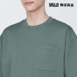 【MUJI 無印良品】男棉混涼感寬版短袖T恤(共11色)