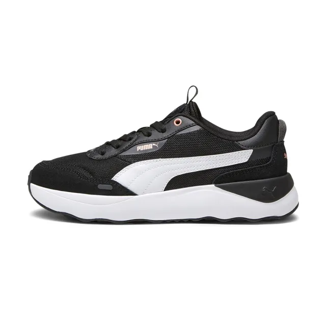 【PUMA】Runtamed Platform 女鞋 黑色 網布 拼接 麂皮 皮革 復古 運動 休閒鞋 39232402