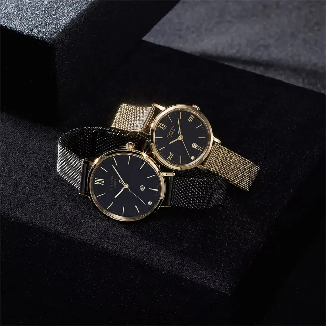 【CASIO 卡西歐】SHEEN 優雅米蘭帶石英女錶 過年送禮 禮物 推薦(SHE-4540GM-1A)