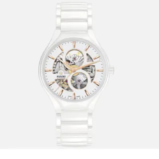 【Rado 雷達表】True Round Automatic Open Heart真我鏤空陶瓷機械錶/40mm/R04(R27115012)