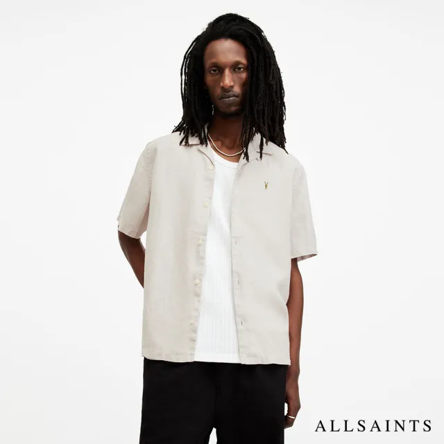 【ALLSAINTS】AUDLEY 寬鬆公羊頭骨短袖夏威夷襯衫 M016SA(舒適版型)