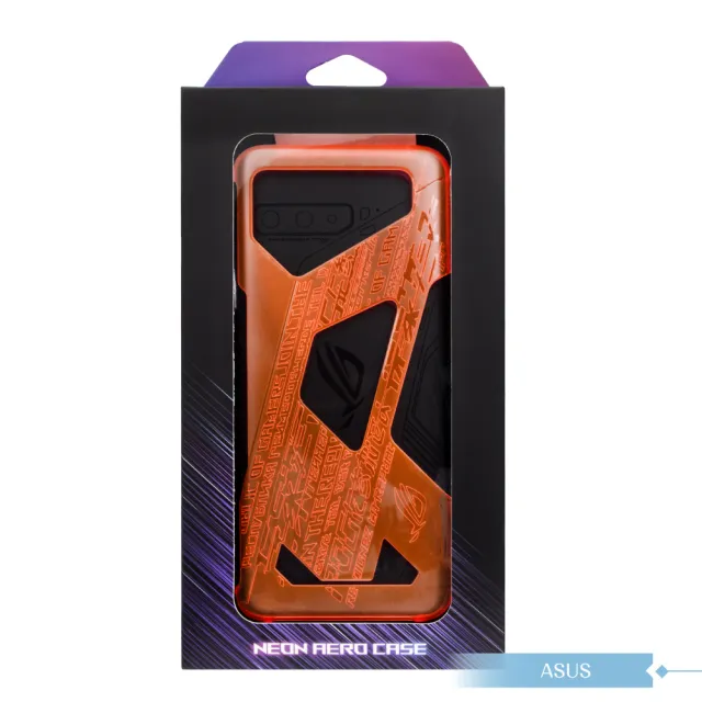 【ASUS 華碩】原廠ROG Phone 3 ZS661K 螢光保護殼(台灣公司貨)