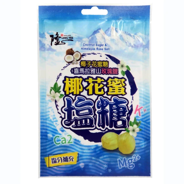 隆一 椰花蜜玫瑰鹽糖(100G)