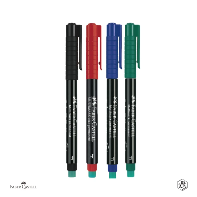 Faber-Castell 0.6M/M全能油性擦擦筆F-10支l盒(原廠正貨)