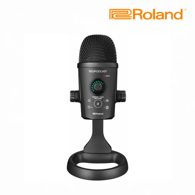 Roland GO:PODCAST USB電容式麥克風(原廠公司貨 商品保固有保障)