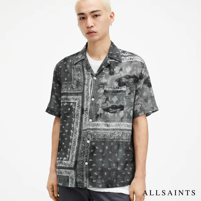 【ALLSAINTS】TIJUANA 復古夏威夷花襯衫 MS558Z(舒適版型)