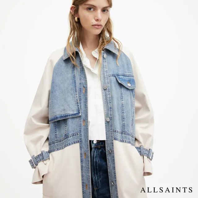 【ALLSAINTS】DAYLY 牛仔風衣外套 WO508Z(舒適版型)