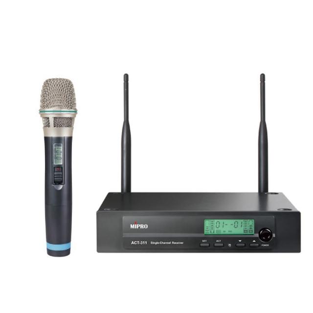 【MIPRO】ACT-311 配1手握式無線麥克風32H(UHF類比單頻道 無線麥克風)