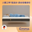 【德國Emma】Lite獨立筒床墊 贈保潔墊 標準雙人(100天試睡 高CP值專利透氣記憶棉獨立筒床墊)