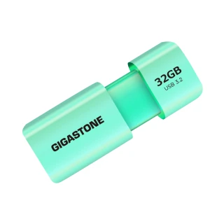 【GIGASTONE 立達】32GB USB3.1/3.2 Gen1 極簡滑蓋隨身碟 UD-3202 綠-超值10入組(32G USB3.2 高速隨身碟)