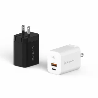 【ADAM 亞果元素】OMNIA X45A GaN 45W 雙孔迷你快速電源供應器(三年保固)