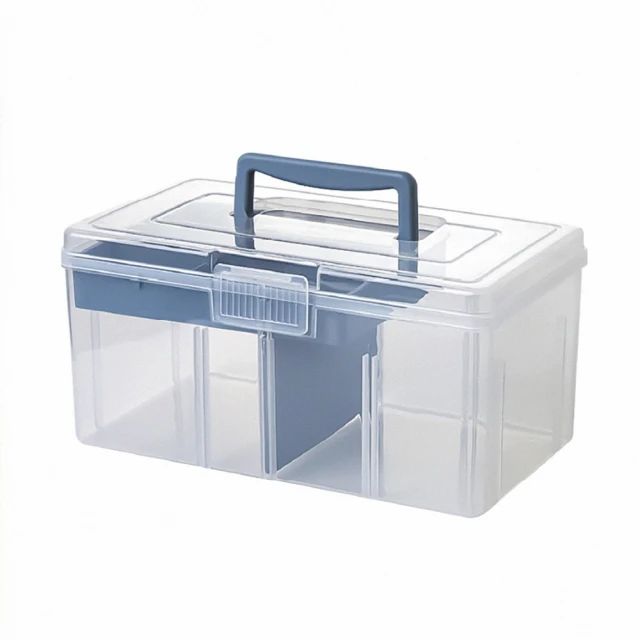 JEI優選 雙蓋防潑水多功能儲物箱(收納櫃摺疊收納箱 掀蓋式