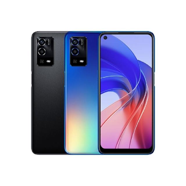 OPPO A55 屬於A系列入門級智慧型手機，搭載4GB RAM與64GB儲存空間，適合日常使用。6.5吋穿孔屏設計，支援3000萬畫素高畫質相機，內建AI辨識與美拍美顏功能，讓自拍更出色。聯發科系列處理器提供流暢效能，5000mAh電池容量支援快充，長效續航。雙卡雙待與4G+4G SIM卡槽，方便多線使用。顏色選擇黑色或藍色，上市於2021年10-12月。保固期為180天，供應商保固六個月（原廠不保固），適用於產品故障（非人為因素），防水防塵功能無保證。退貨需初始狀態完整包裝，並登出Apple/Google帳號，避免鎖死收取費用。