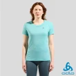 【ODLO官方直營】男 女 CT ESSENTIAL 短袖T-SHIRT 水霧綠 活瑚橘 利摩藍(吸濕排汗 抗臭衣 抑菌抗臭)