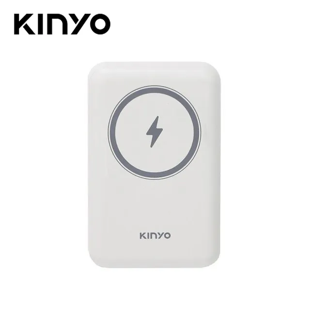 【KINYO】【KINYO 耐嘉】KPB-2304 PD快充磁吸行動電源-灰