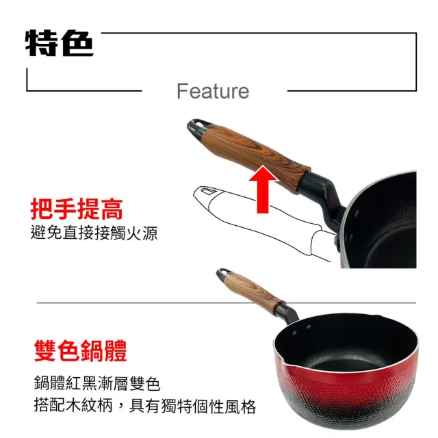 【PERFECT 理想】晶品不沾深型平底鍋24cm 台灣製造(適用IH及各式爐具)