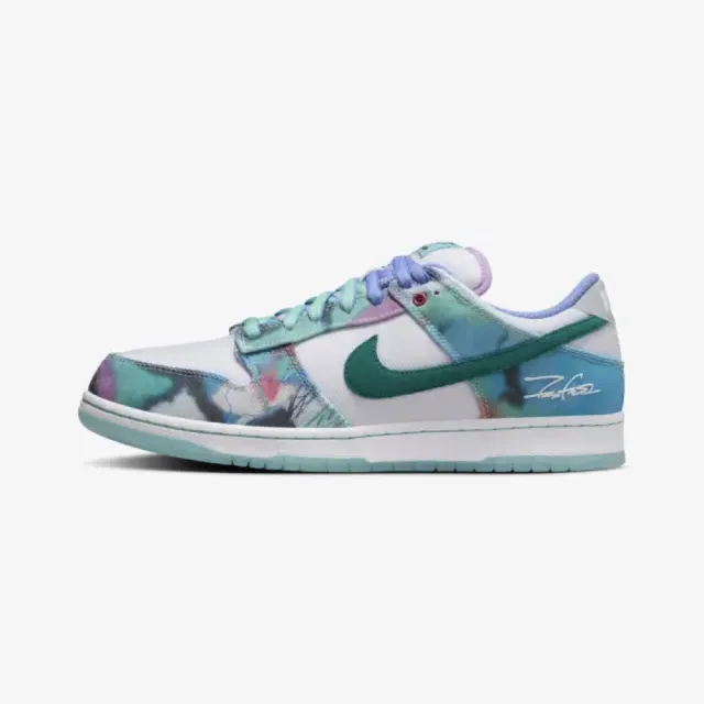 【NIKE 耐吉】Futura Laboratories x Nike SB Dunk Low 白藍塗鴉 HF6061-400(男鞋 休閒鞋)