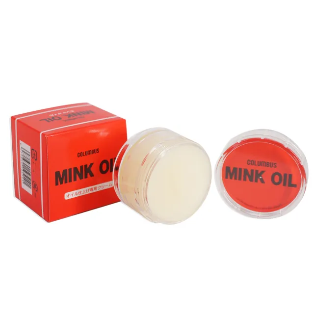 【日本製COLUMBUS】MINK OIL皮革保養油 2入(貂油 皮包保養油 皮衣保養)