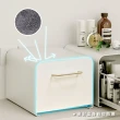 【ONE HOUSE】田豆鐵製抽屜置物架_廚房雙層電器抽屜-2入組(電器架 微波爐架 咖啡機架)