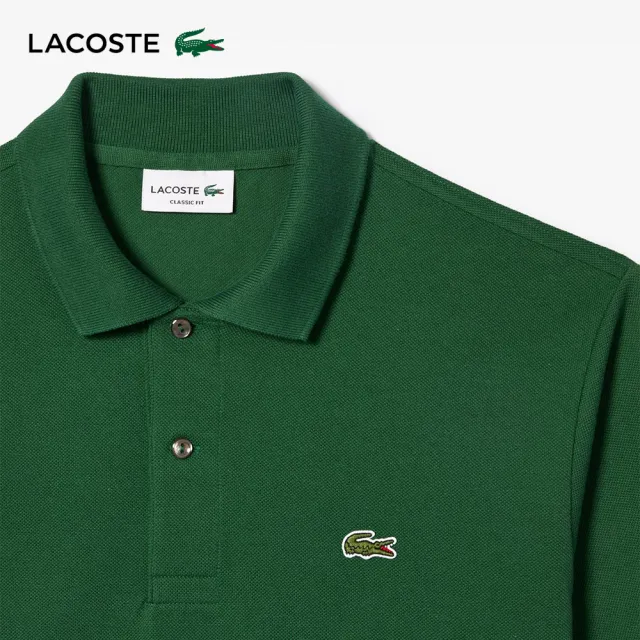 【LACOSTE】男裝-經典L1212短袖Polo衫(綠色)