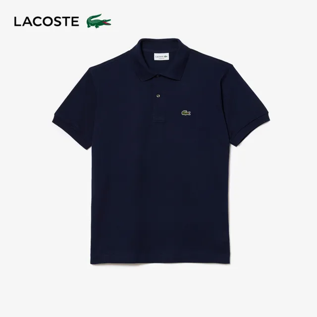 【LACOSTE】男裝-經典L1212短袖Polo衫(海軍藍)