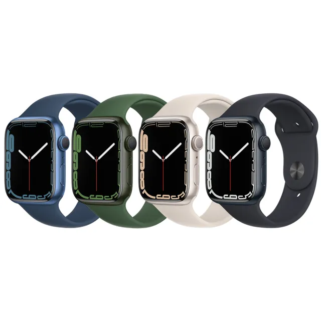 【Apple 蘋果】A級福利品 Watch Series 7 GPS 45mm 智慧型手錶(贈市值2080超值配件大禮包)