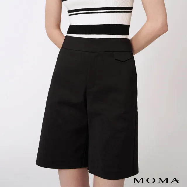 【MOMA】五分錦棉西裝短褲(兩色)