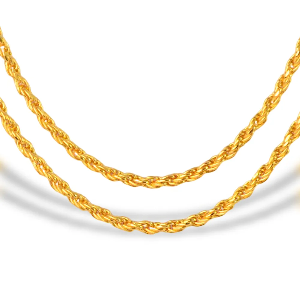 【福西珠寶】買一送珠寶盒9999黃金項鍊 甜心麻花項鍊  1.6尺(金重1.64錢+-0.03錢)