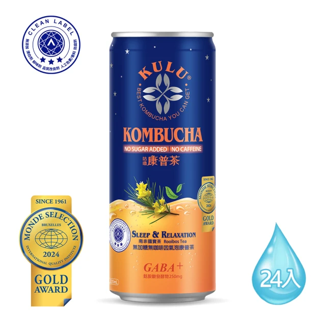 Kai 有機藍莓薑汁康普茶330ml 12入/箱(氣泡飲 益