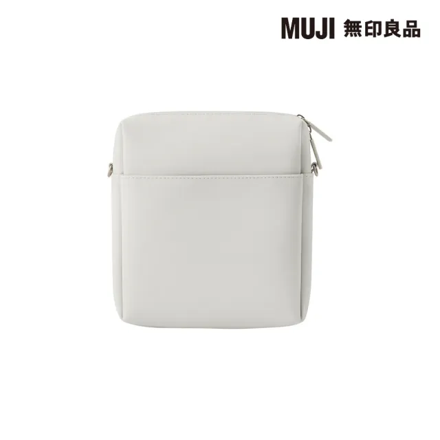 【MUJI 無印良品】自由組合收納包/正方形/灰(17×15.5×3.9cm)