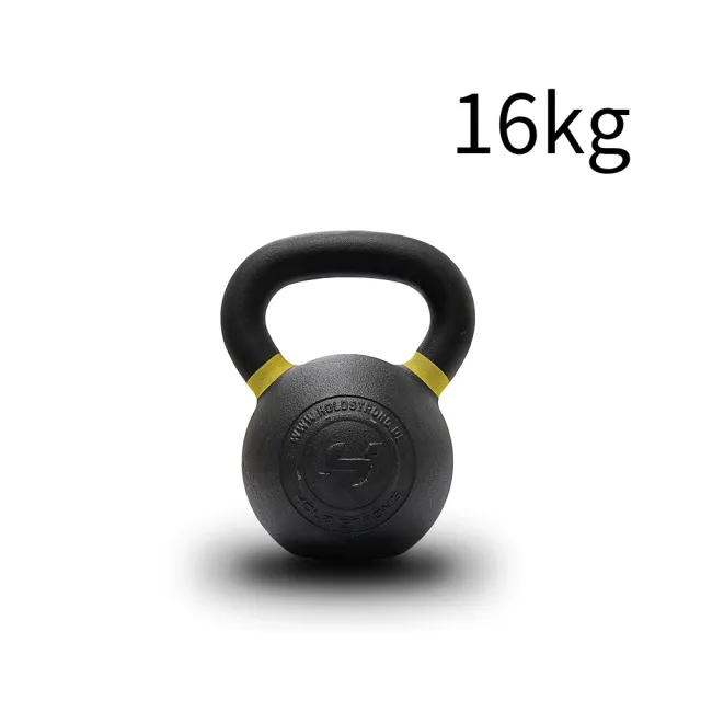 【HOLD STRONG】ELITE 系列 鑄鐵壺鈴 16kg(Iron Kettlebell)