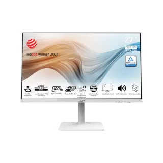 【MSI 微星】Modern MD272XPW 平面美型螢幕27型/FHD/HDMI/喇叭/IPS