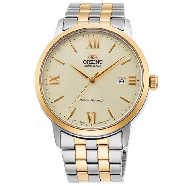 ORIENT 東方錶ORIENT 東方錶 官方授權T2 DATE系列 簡約羅馬機械鋼帶男腕錶-錶徑41.6mm(RA-AC0F08G)