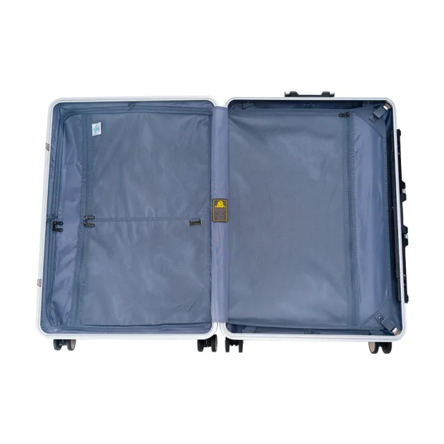 【MAXBOX】24吋 Frame Edge煞車輪行李箱／鋁框箱(深藍-070B)