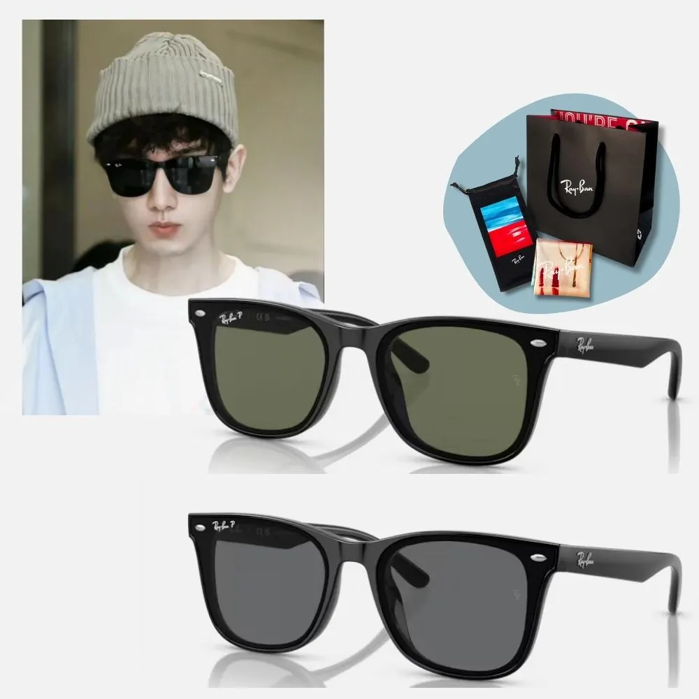 【RayBan 雷朋】膠框偏光太陽眼鏡(RB4391D-601/9A、RB4391D-601/81 65mm 偏光鏡片)