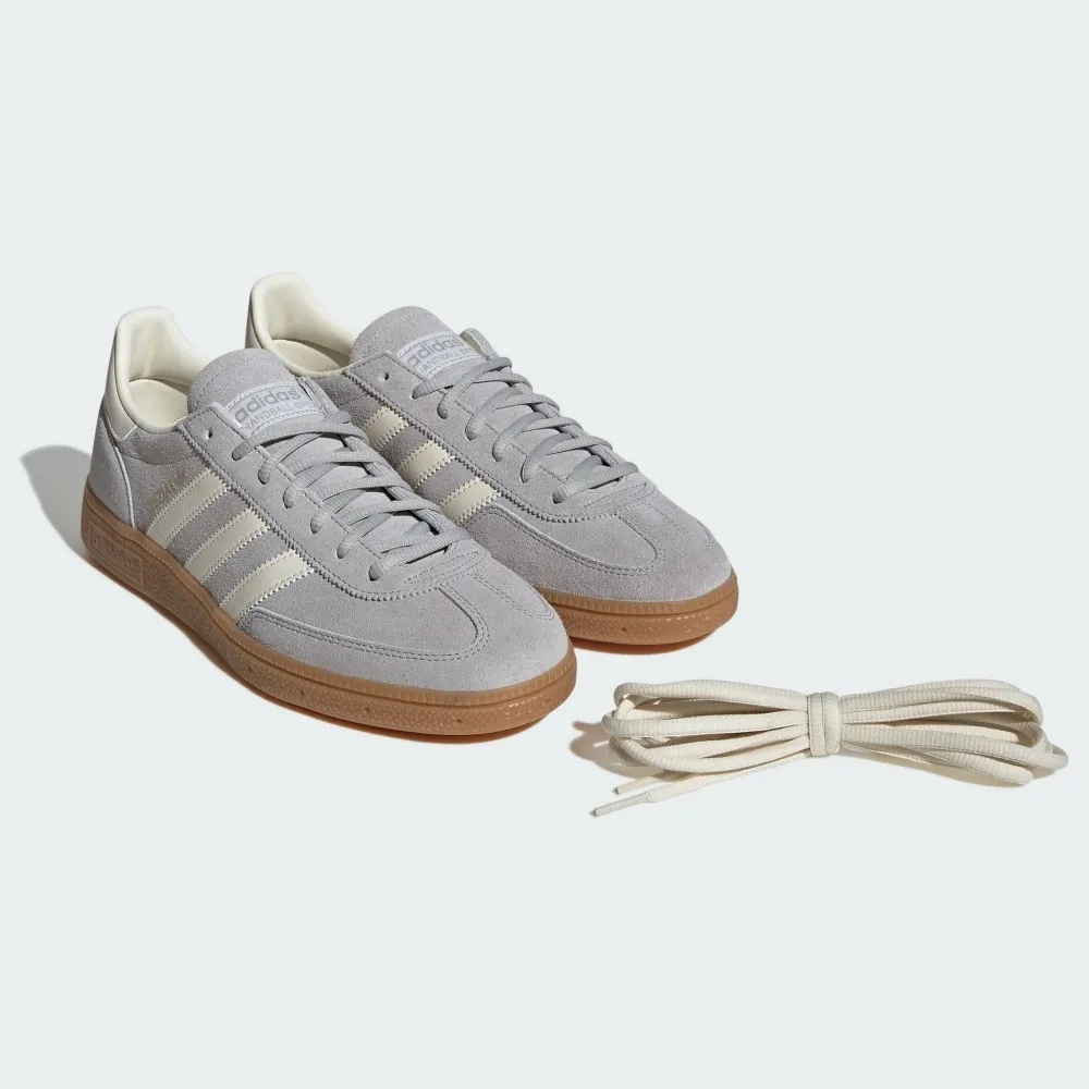 【adidas 愛迪達】HANDBALL SPEZIAL 運動休閒鞋(IF7086 男女鞋 ORIGINALS百搭復古皮革休閒鞋 灰)