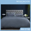 【WEDGWOOD】60支100%天絲素色兩用被枕套床包四件組-多色任選(雙人)