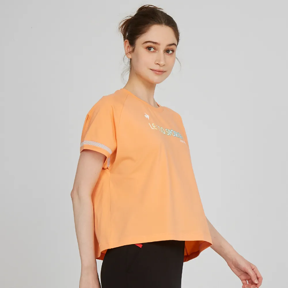 【LE COQ SPORTIF 公雞】休閒潮流短袖T恤 女款-3色-LWT22204