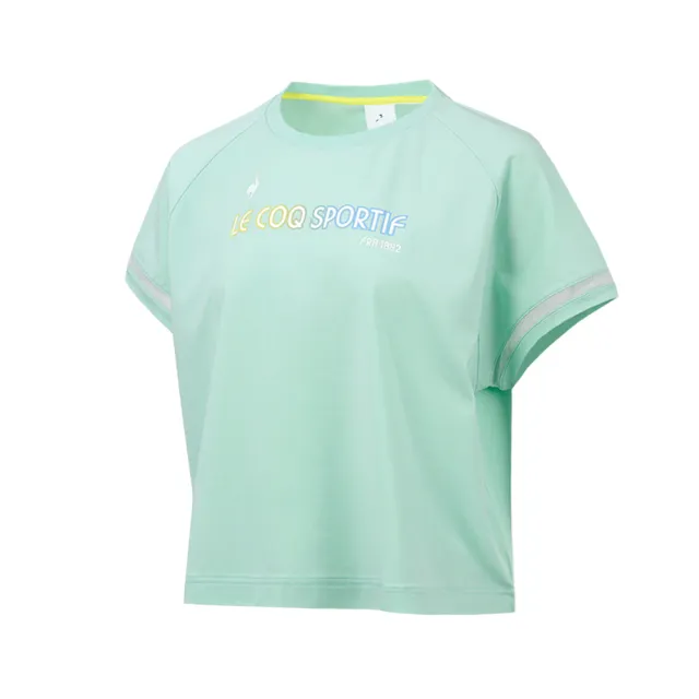 【LE COQ SPORTIF 公雞】休閒潮流短袖T恤 女款-3色-LWT22204