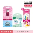 【Schick 舒適牌】舒綺美型之刀超值組 1刀把4刀片(敏感肌用)