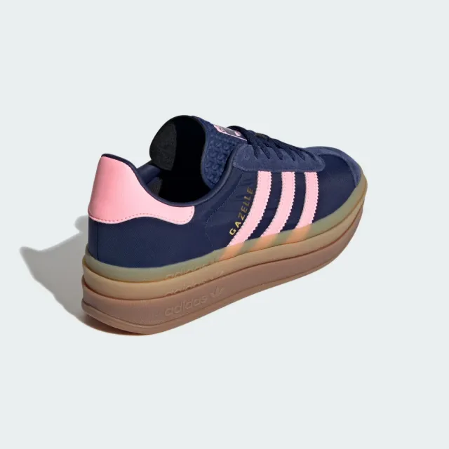 【adidas 愛迪達】GAZELLE BOLD 運動休閒鞋(IG4390 女鞋 ORIGINALS 休閒鞋 藍)