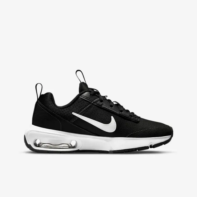 【NIKE 耐吉】運動鞋 慢跑鞋 休閒鞋 男童 女童 NIKE AIR MAX INTRLK LITE GS 氣墊 黑色(DH9393002)