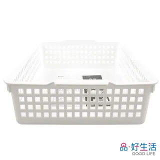 【GOOD LIFE 品好生活】日本製 4520 A4便利收納籃（白色）(日本直送 均一價)
