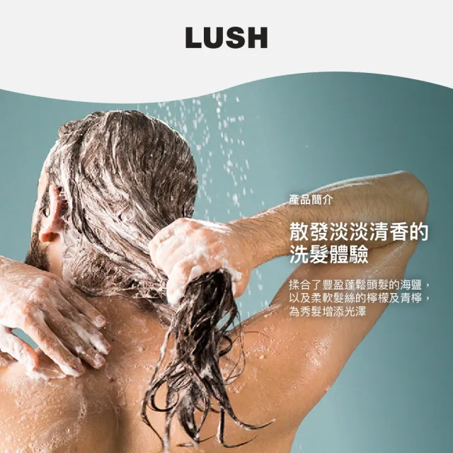 【LUSH 嵐舒】豐盈洗髮露 310g(洗髮精/蓬鬆/光澤/去角質)